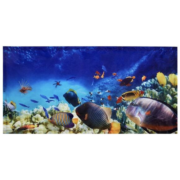 Hortsun 3 Pack Fluorescent Light Covers 4X2 OCEAN SCENE Magnetic Light Cover - Picture 5 of 5